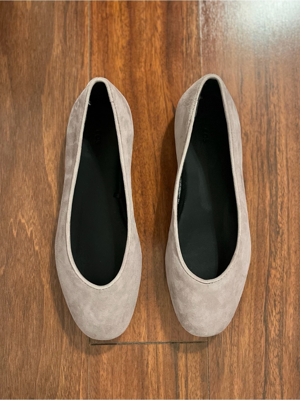 NWT COS Suede Ballet Flats - Purple/Lilac